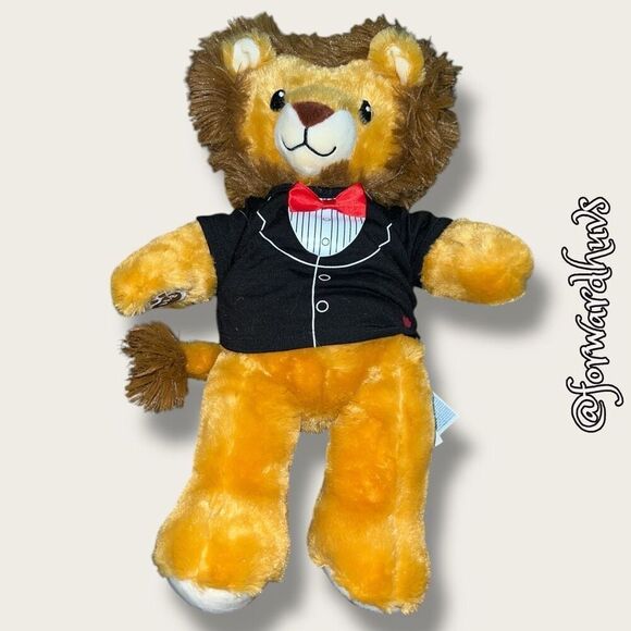 Build-A-Bear Lion Plush – Tuxedo T-Shirt￼ - Picture 4 of 8